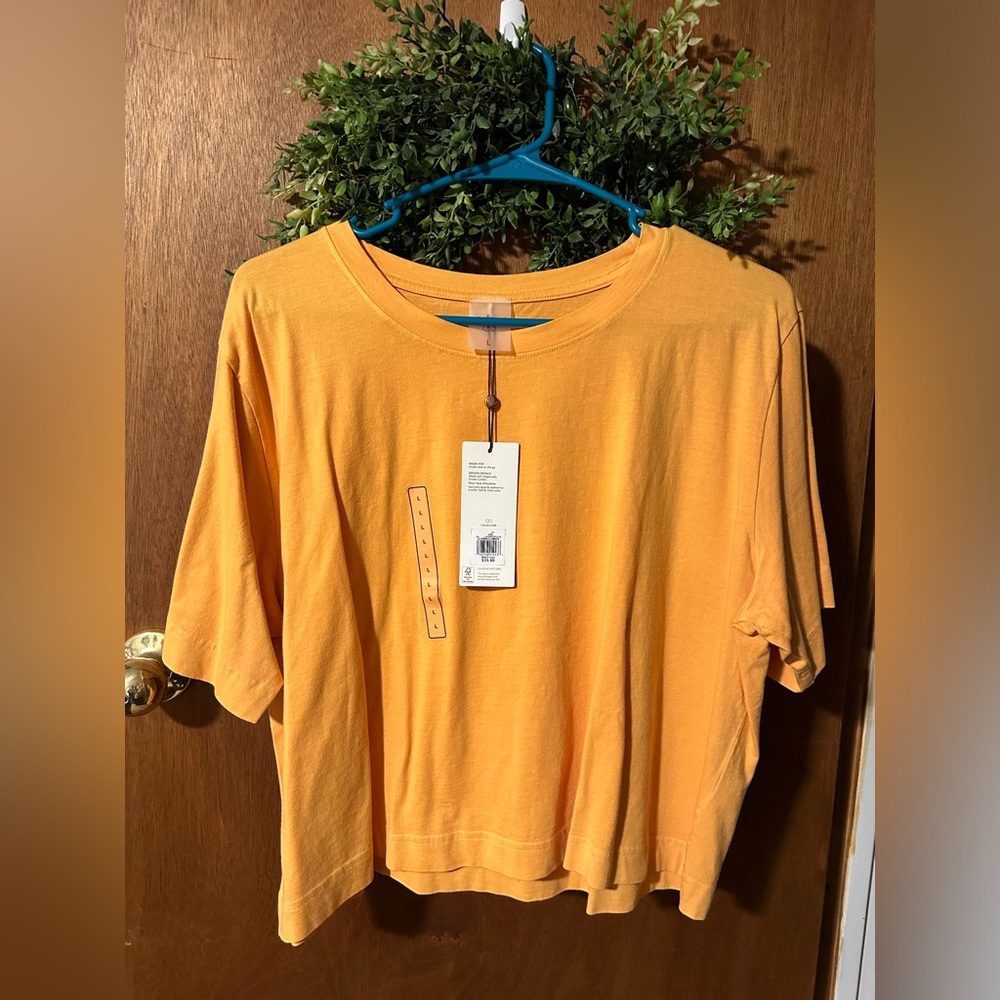 NWT Calia Yellow T-Shirt, L
